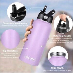 LiNK Lavender Insulated Water Bottle